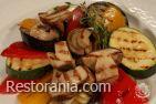 Side Dishes : Grilled vegetables with porcini mushrooms