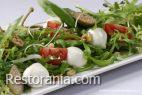 Salads and cold starters : Mozarella Latte salad and Genoa pesto