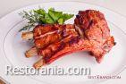 Charcoal dishes : Young veal on a bone