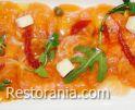 Carpaccio and Tartare : Salmon carpaccio