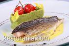 Fish dishes : Solar perch fillet with curry sauce