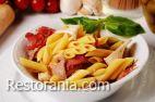 Pasta : Penne «4 meats with devil sauce»