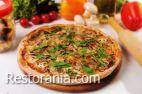 Pizza : Pizza with mushrooms