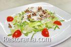 Salads : Mix salad with beef with Parmesan cheese and honey