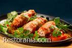 Tandoor-menu : Rabbit kebab with vegetables