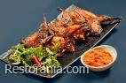 Tandoor-menu : Quail roasted in tandoor