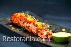 Tandoor-menu : Duck with caramelized pineapple