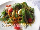 Salad : Salad with spinach and vegetables